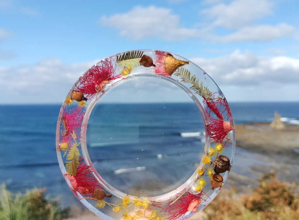 Nature circle Photo frame Magnet