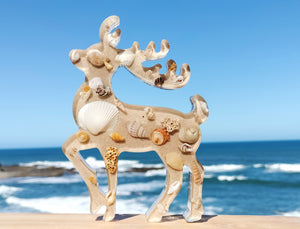 Large freestanding beach reindeer