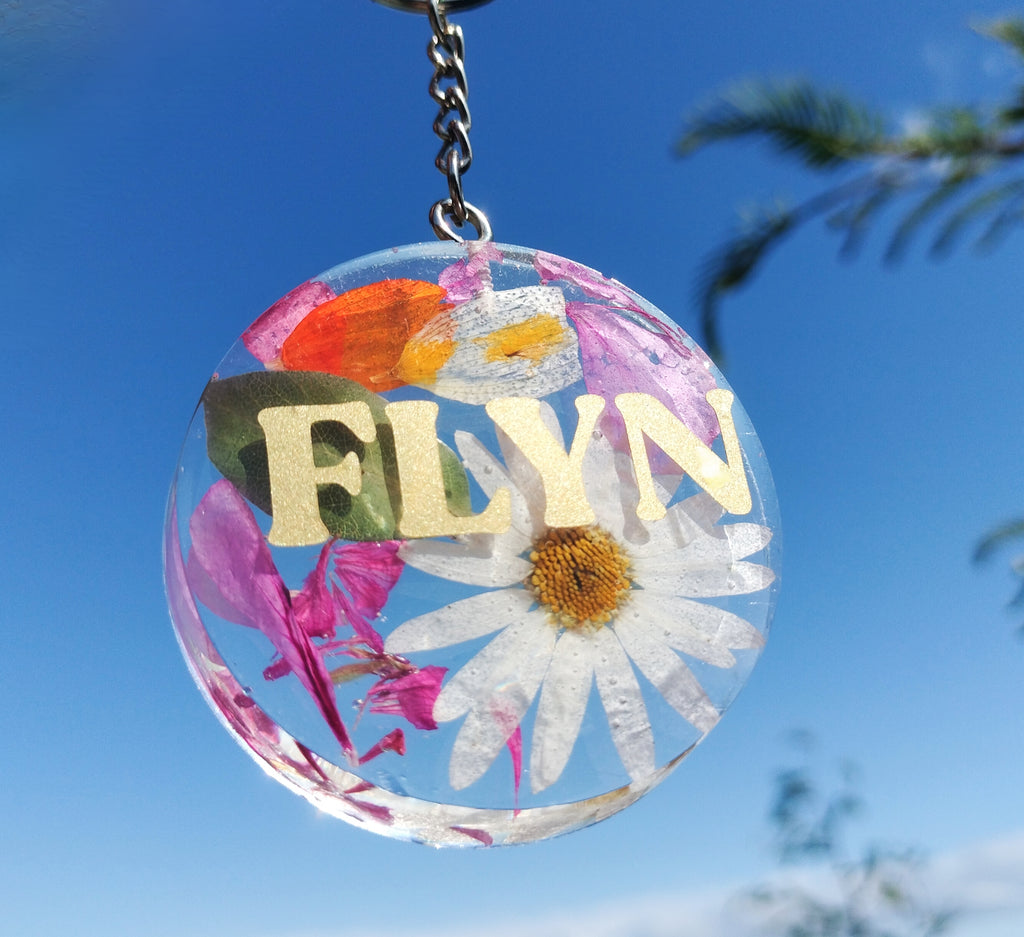 Personalised nature keychains