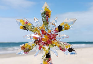 Native snowflake hanging Christmas decoration