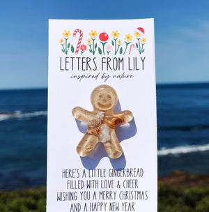 Beach Gingerbread Christmas decoration gift