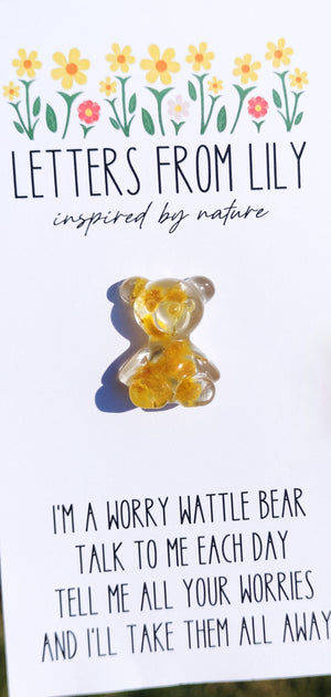 Worry wattle bear gift