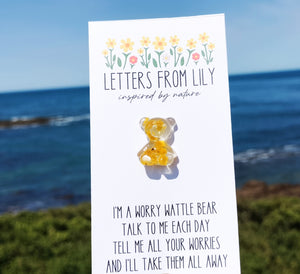 Worry wattle bear gift