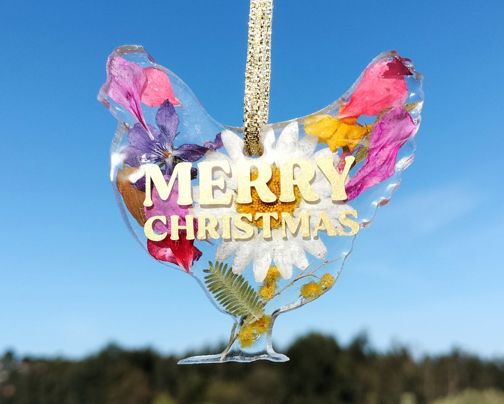 Chicken Christmas tree decoration