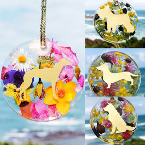 Dog breed hanging Christmas decorations